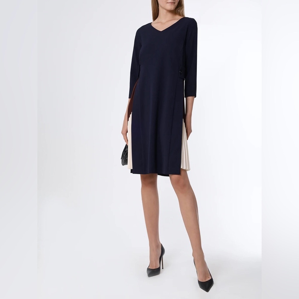 Beatrice B Italia Pleated Insert Dress